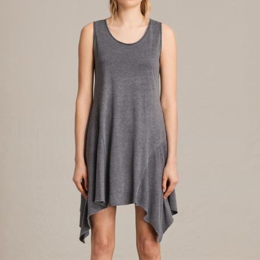 All Saints Grey Tany Dress